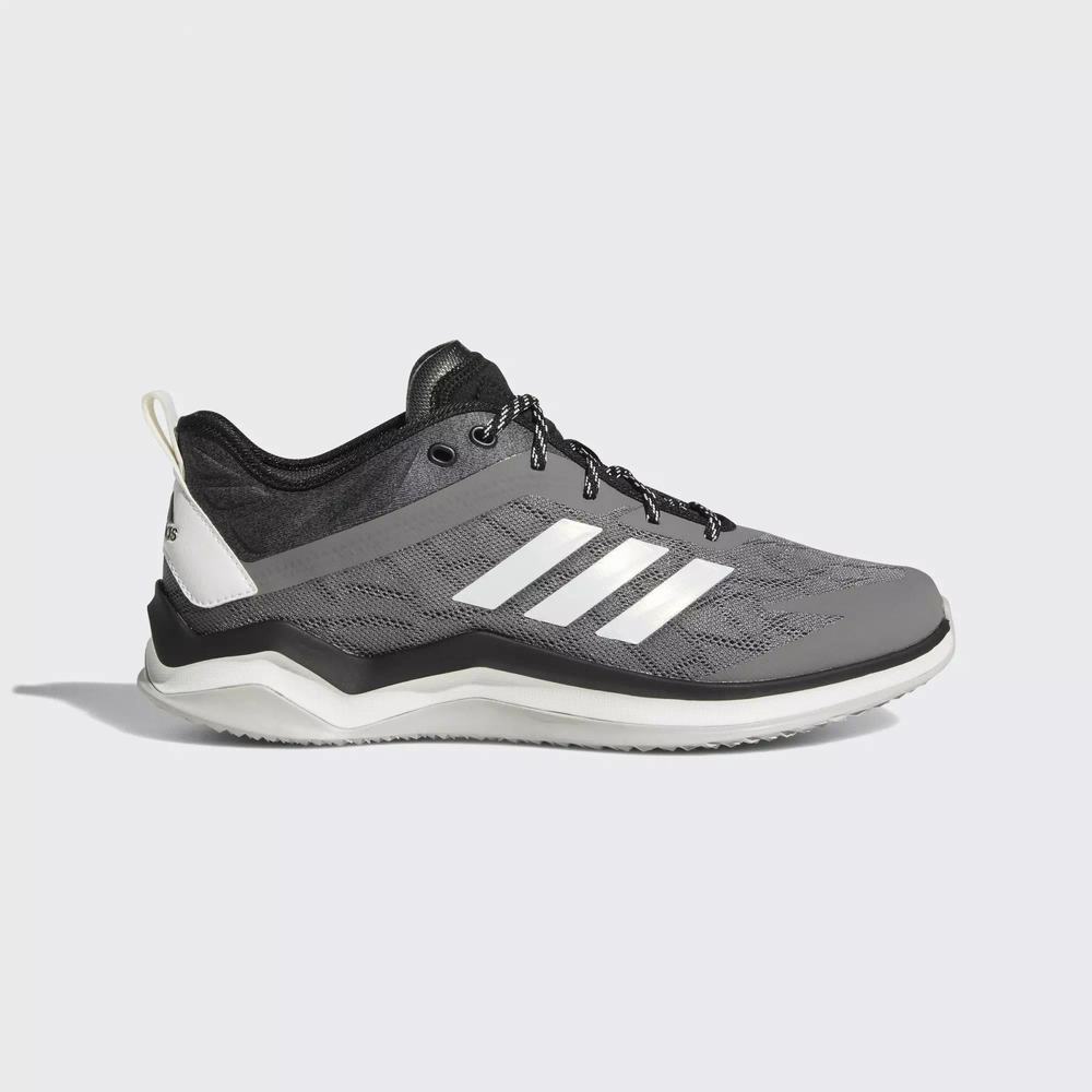 Adidas Speed Trainer 4 Tenis De Beisbol Grises Para Hombre (MX-21648)